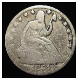 1854-O SEATED LIBERTY HALF DOLLAR