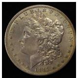 1884-S MORGAN DOLLAR AU/BU