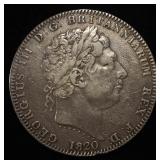 1820 ONE CROWN STERLING .905 OZT