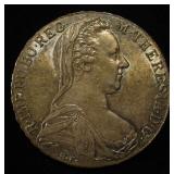 1780 1 THALER 83.3% SILVER .9 OZT