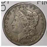 1881-O MORGAN DOLLAR F