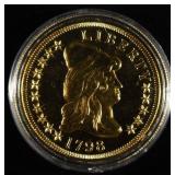 1798 2.3 OZ .999 SILVER ROUND