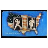 (2) THE HAMILTON MINT 1 OZ .999 SILVER BAR