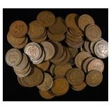 (65) INDIAN CENTS FROM THE 80'S, 90'S, 00'S