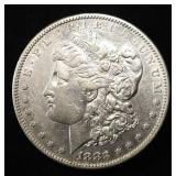 1883-S MORGAN DOLLAR AU