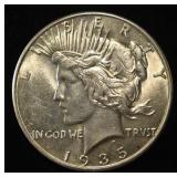 1935 PEACE DOLLAR BU