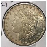 1921-D MORGAN DOLLAR
