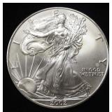 2002 AMERICAN SILVER EAGLE