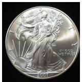 2001 AMERICAN SILVER EAGLE