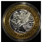 EXCALIBUR .999 SILVER CASINO TOKEN