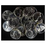 (20) 90% SILVER WASHINGTON QUARTERS PROOF