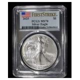2025 AMERICAN SILVER EAGLE PCGS MS 70