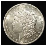 1884-S MORGAN DOLLAR AU/BU