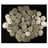 (100) BUFFALO NICKELS MOSTLY FULL DATES