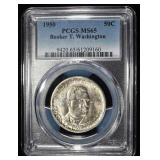 1950 BOOKER T WASHINGTON COMMEM PCGS MS-65