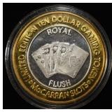 MCCARRAN AIRPORT .999 SILVER CASINO TOKEN