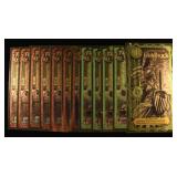 (11) 1/2000TH & (1) 1/1000TH GOLDBACK OZ 24K GOLD