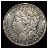 1892 MORGAN DOLLAR AU/BU