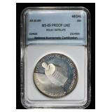 RELAY I SATELLITE 92.5% SILVER NNC PERFECT GEM+ BU