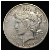 1934-S PEACE DOLLAR