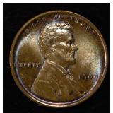 1909 VDB LINCOLN CENT GEM BU COLOR