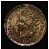 1908 INDIAN CENT GEM BU BN