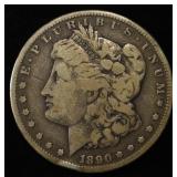 1890-CC MORGAN DOLLAR VG