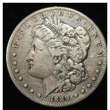 1889-CC MORGAN DOLLAR VF/XF