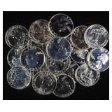 (20) 90% SILVER WASHINGTON QUARTERS PROOF