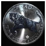 1 OZ .999 SILVER CANADIAN COUGAR