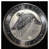 2016 WHITE FALCON 1.5 OZ .999 SILVER ROUND