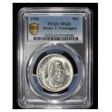 1950 BOOKER T WASHINGTON COMMEM PCGS MS-65