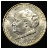 1936 BRIDGEPORT COMMEM HALF GEM BU