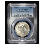 1951-S WASHINGTON/CARVER COMMEM PCGS MS-65