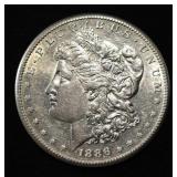 1886-S MORGAN DOLLAR AU/BU
