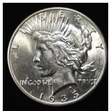 1935-S PEACE DOLLAR CH TO GEM BU