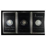 (3) 1971 EISENHOWER PROOF DOLLARS