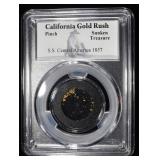 CALIFORNIA GOLD RUSH PINCH SUNKEN TREASURE