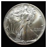 1991 AMERICAN SILVER EAGLE