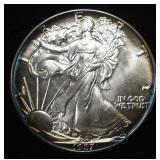 1987 AMERICAN SILVER EAGLE