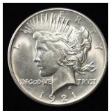 1921 PEACE DOLLAR CH BU