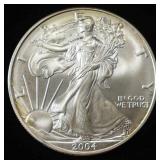 2004 AMERICAN SILVER EAGLE