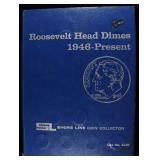 ROOSEVELT DIME COLLECTION SHORE LINE COIN