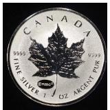 MAPLE LEAF 1 OZ .999 SILVER ROUND