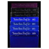 1970, 1972, 1985 (2) 1971 & (2) 1978 US PROOF SETS