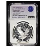2025 ASCENSION ISLAND $1 .999 SILVER NGC PF70