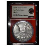 2023 SILVER MEDAL U.S. MARINE CORPS NCG MS70