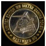 WESTWARD HO .999 SILVER CASINO TOKEN
