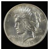 1921 PEACE DOLLAR CH BU