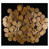 200 'S' MINT WHEAT CENTS